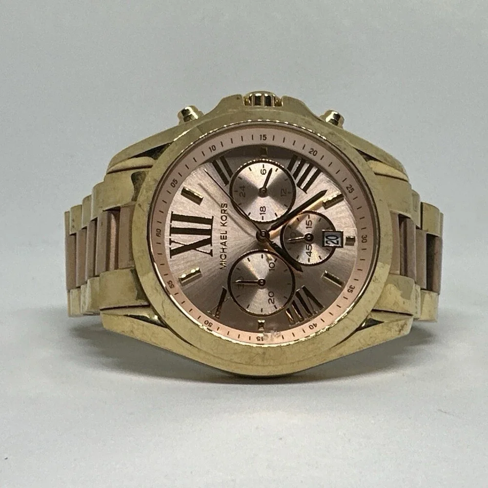 Michael Kors Bradshaw MK6359 Womens Two-Tone Stainless Steel Analog Watch HME621